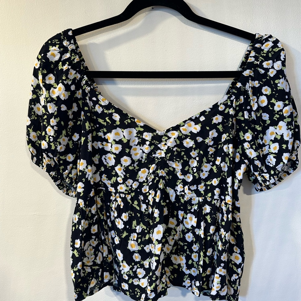 Abound Off Shoulder Floral Top